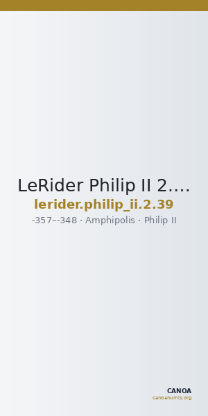 LeRider Philip II 2.39 — CANOA