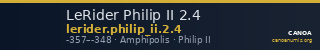 LeRider Philip II 2.4 — CANOA