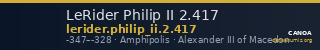 LeRider Philip II 2.417 — CANOA