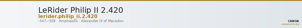 LeRider Philip II 2.420 — CANOA