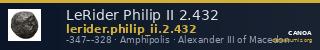 LeRider Philip II 2.432 — CANOA