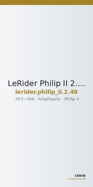 LeRider Philip II 2.48 — CANOA