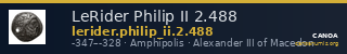 LeRider Philip II 2.488 — CANOA