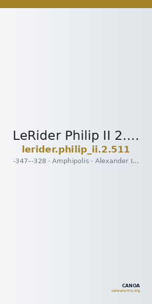LeRider Philip II 2.511 — CANOA