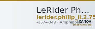 LeRider Philip II 2.75 — CANOA