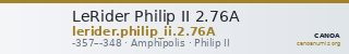 LeRider Philip II 2.76A — CANOA