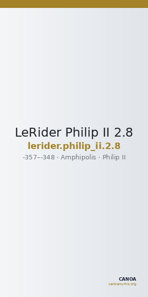 LeRider Philip II 2.8 — CANOA