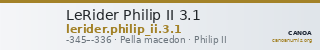LeRider Philip II 3.1 — CANOA