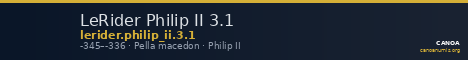 LeRider Philip II 3.1 — CANOA