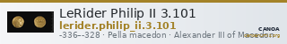 LeRider Philip II 3.101 — CANOA