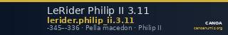 LeRider Philip II 3.11 — CANOA