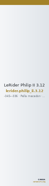 LeRider Philip II 3.12 — CANOA
