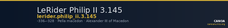 LeRider Philip II 3.145 — CANOA