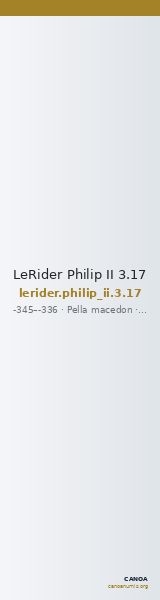 LeRider Philip II 3.17 — CANOA