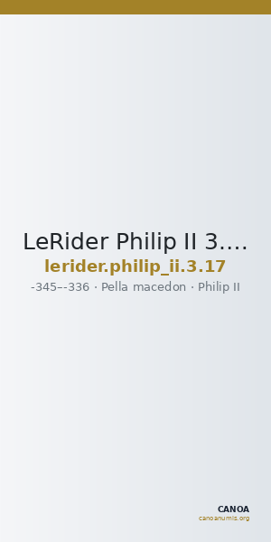 LeRider Philip II 3.17 — CANOA