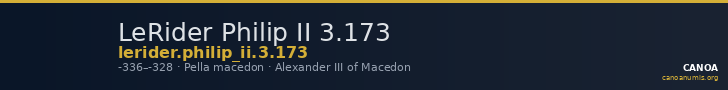 LeRider Philip II 3.173 — CANOA