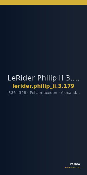 LeRider Philip II 3.179 — CANOA