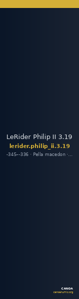 LeRider Philip II 3.19 — CANOA