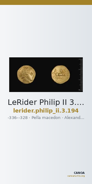 LeRider Philip II 3.194 — CANOA