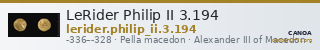 LeRider Philip II 3.194 — CANOA
