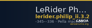 LeRider Philip II 3.2 — CANOA