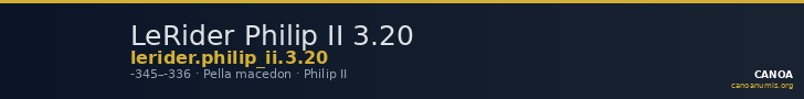 LeRider Philip II 3.20 — CANOA