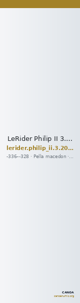 LeRider Philip II 3.209A — CANOA