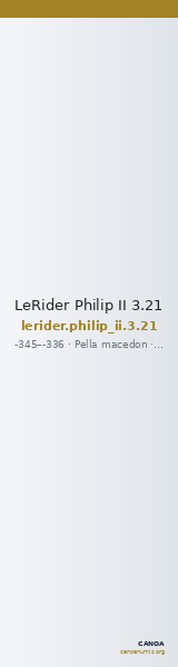 LeRider Philip II 3.21 — CANOA