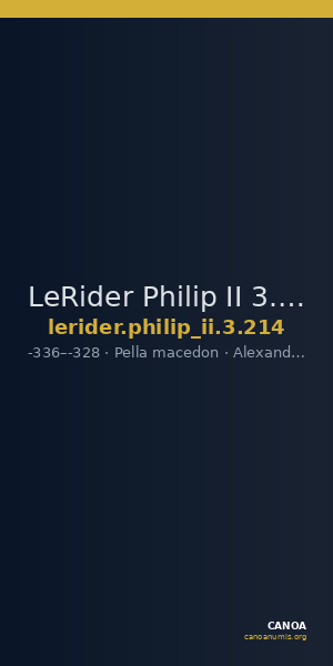 LeRider Philip II 3.214 — CANOA