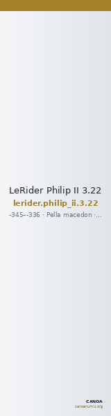 LeRider Philip II 3.22 — CANOA