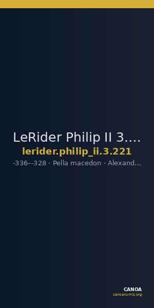LeRider Philip II 3.221 — CANOA