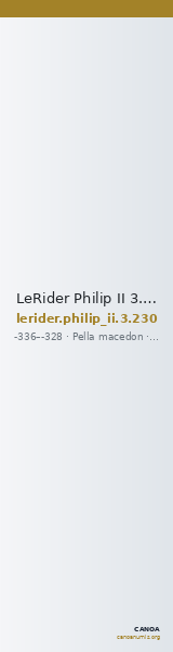 LeRider Philip II 3.230 — CANOA