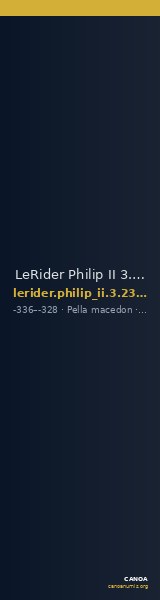 LeRider Philip II 3.232A — CANOA