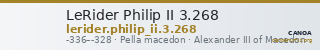 LeRider Philip II 3.268 — CANOA
