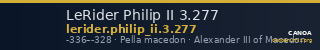LeRider Philip II 3.277 — CANOA