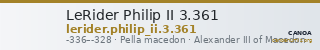 LeRider Philip II 3.361 — CANOA