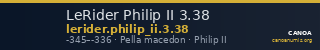 LeRider Philip II 3.38 — CANOA