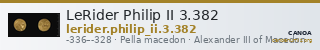 LeRider Philip II 3.382 — CANOA