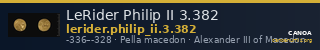 LeRider Philip II 3.382 — CANOA