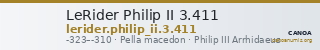 LeRider Philip II 3.411 — CANOA