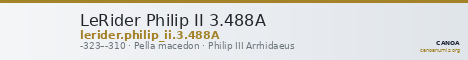 LeRider Philip II 3.488A — CANOA