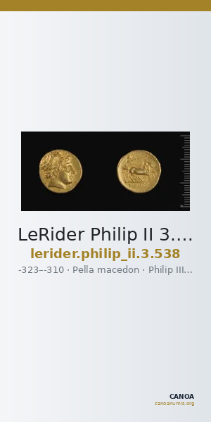 LeRider Philip II 3.538 — CANOA