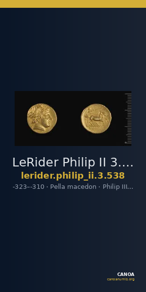 LeRider Philip II 3.538 — CANOA