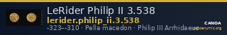 LeRider Philip II 3.538 — CANOA