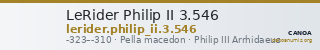 LeRider Philip II 3.546 — CANOA