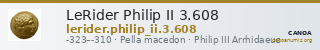 LeRider Philip II 3.608 — CANOA