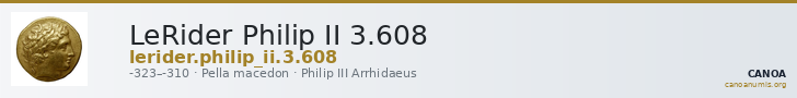 LeRider Philip II 3.608 — CANOA