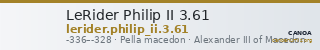 LeRider Philip II 3.61 — CANOA