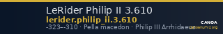 LeRider Philip II 3.610 — CANOA
