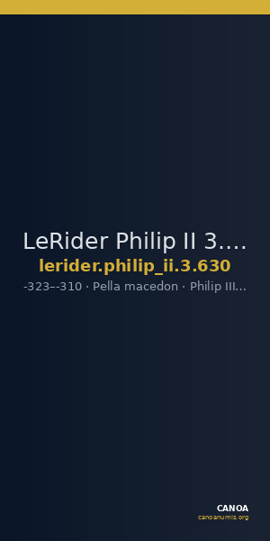 LeRider Philip II 3.630 — CANOA